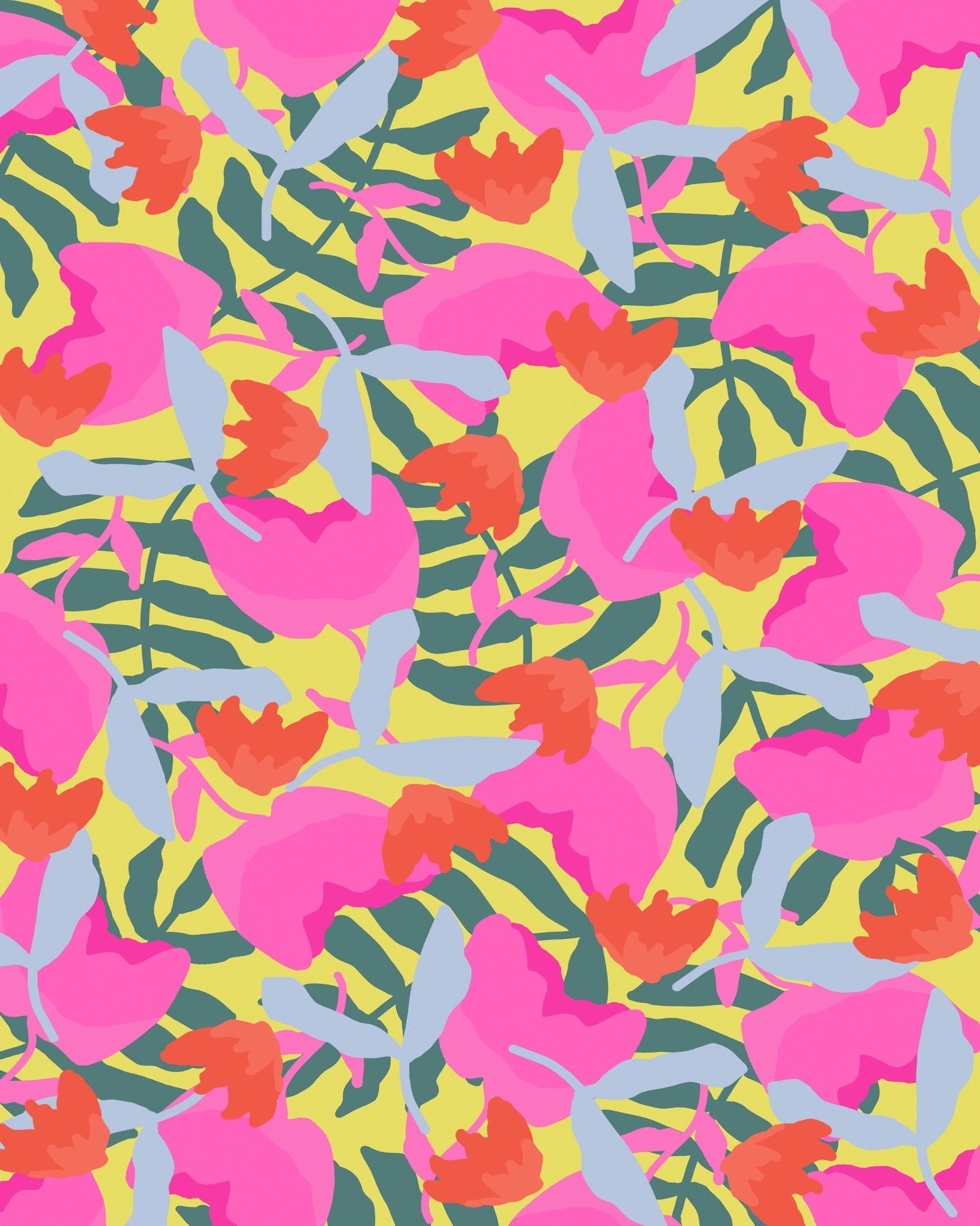 Pink Floral Pattern No1