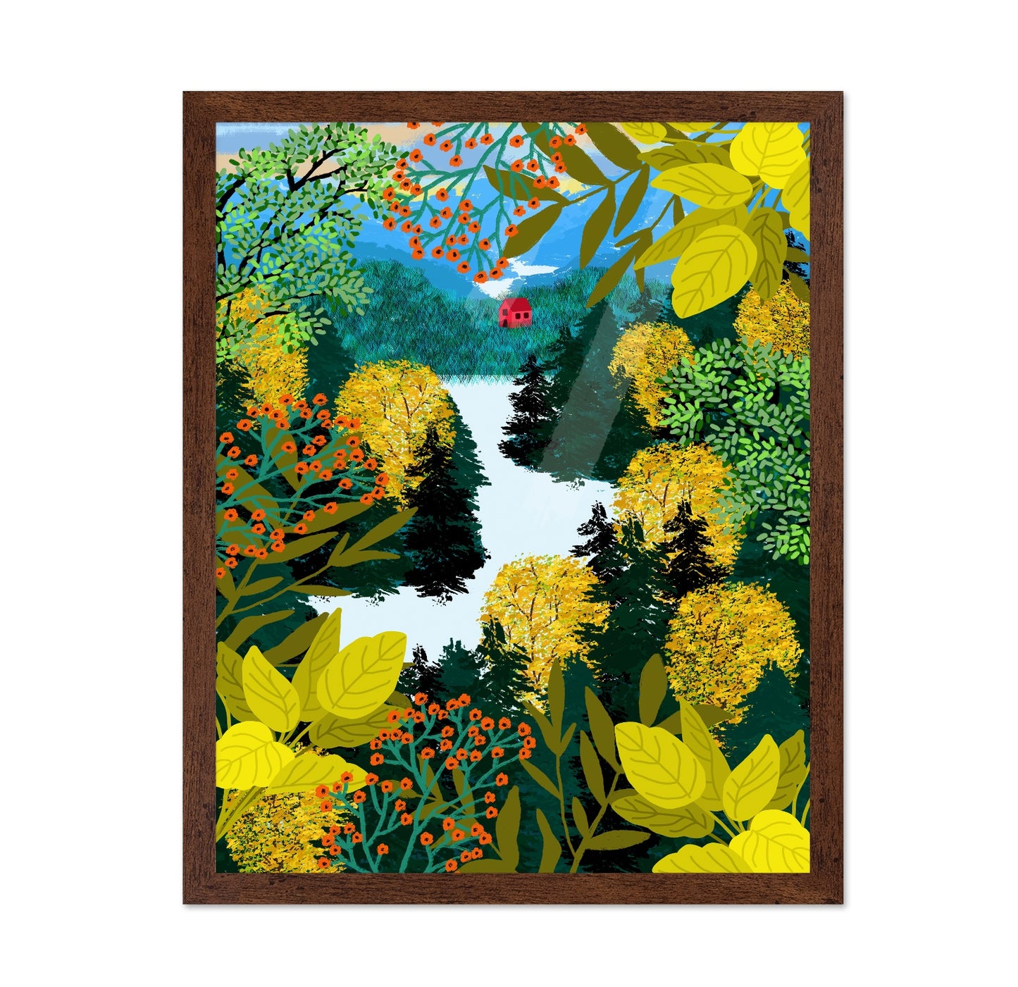 Mountain Lake View No1