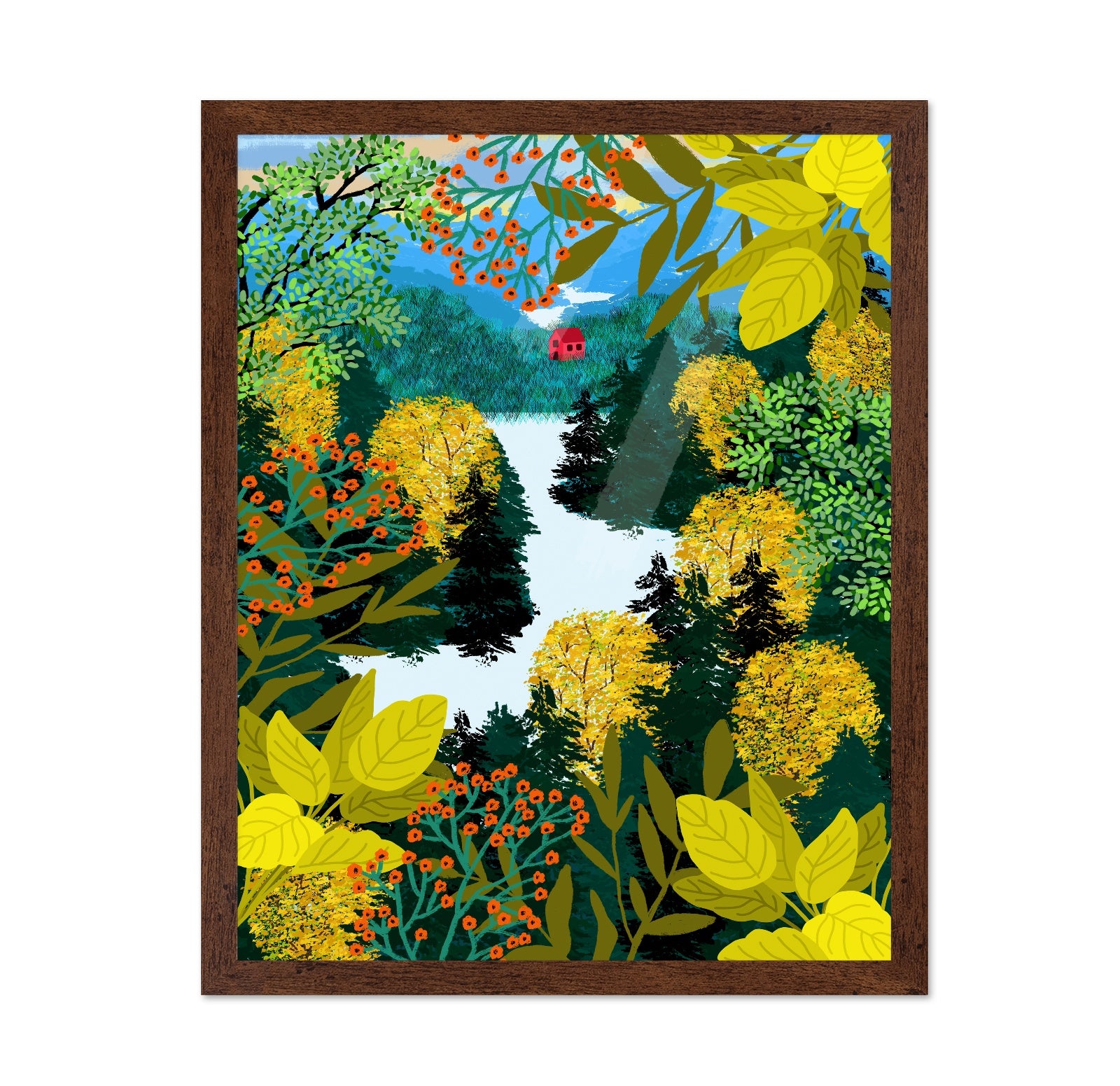 Mountain Lake View No1