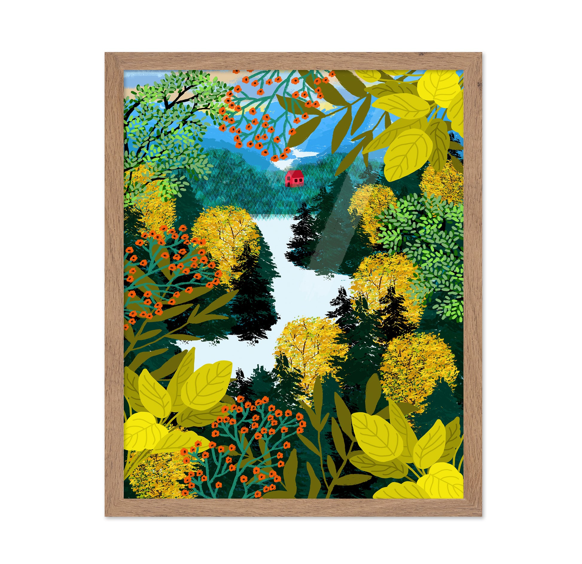 Mountain Lake View No1