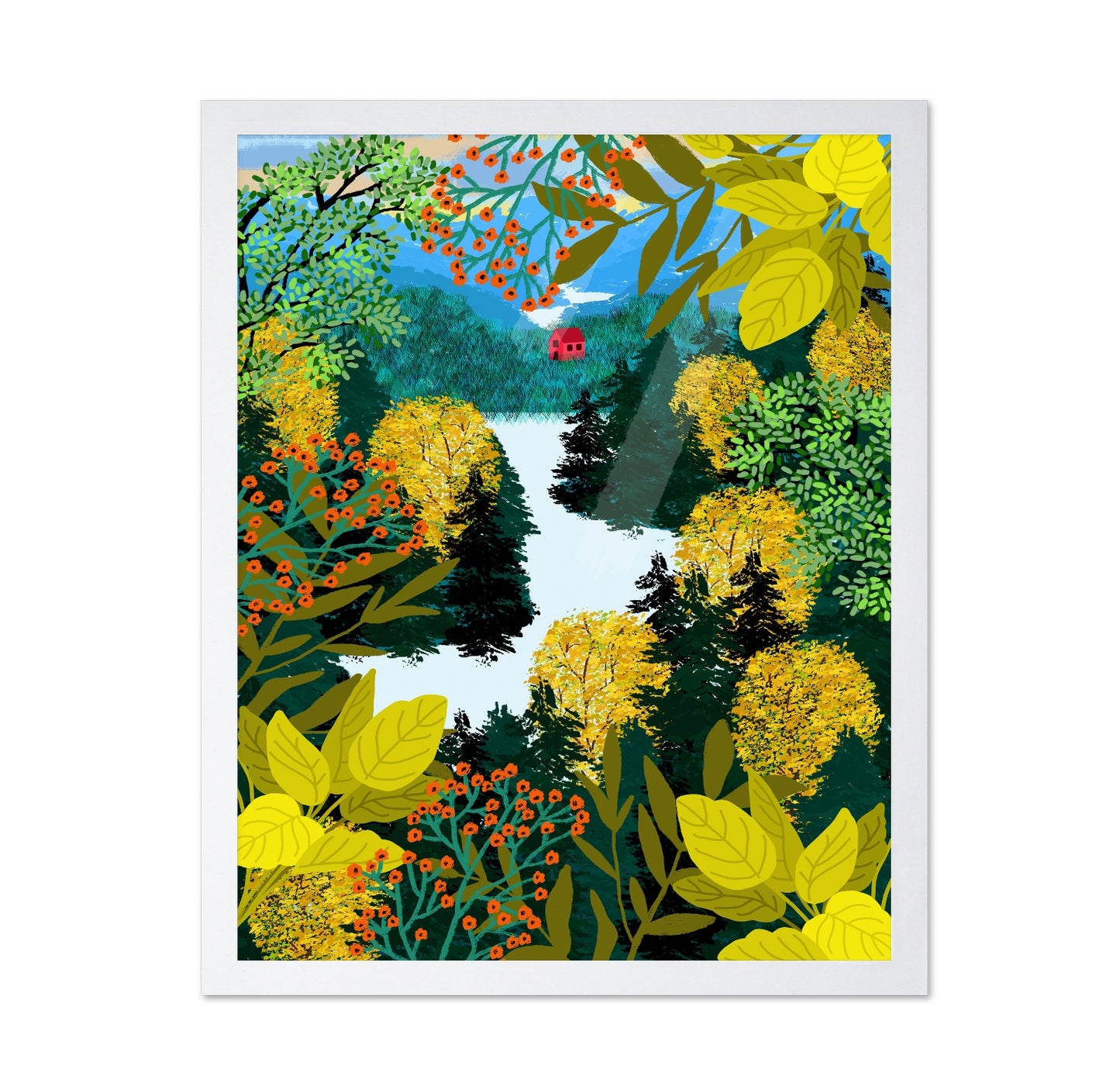 Mountain Lake View No1