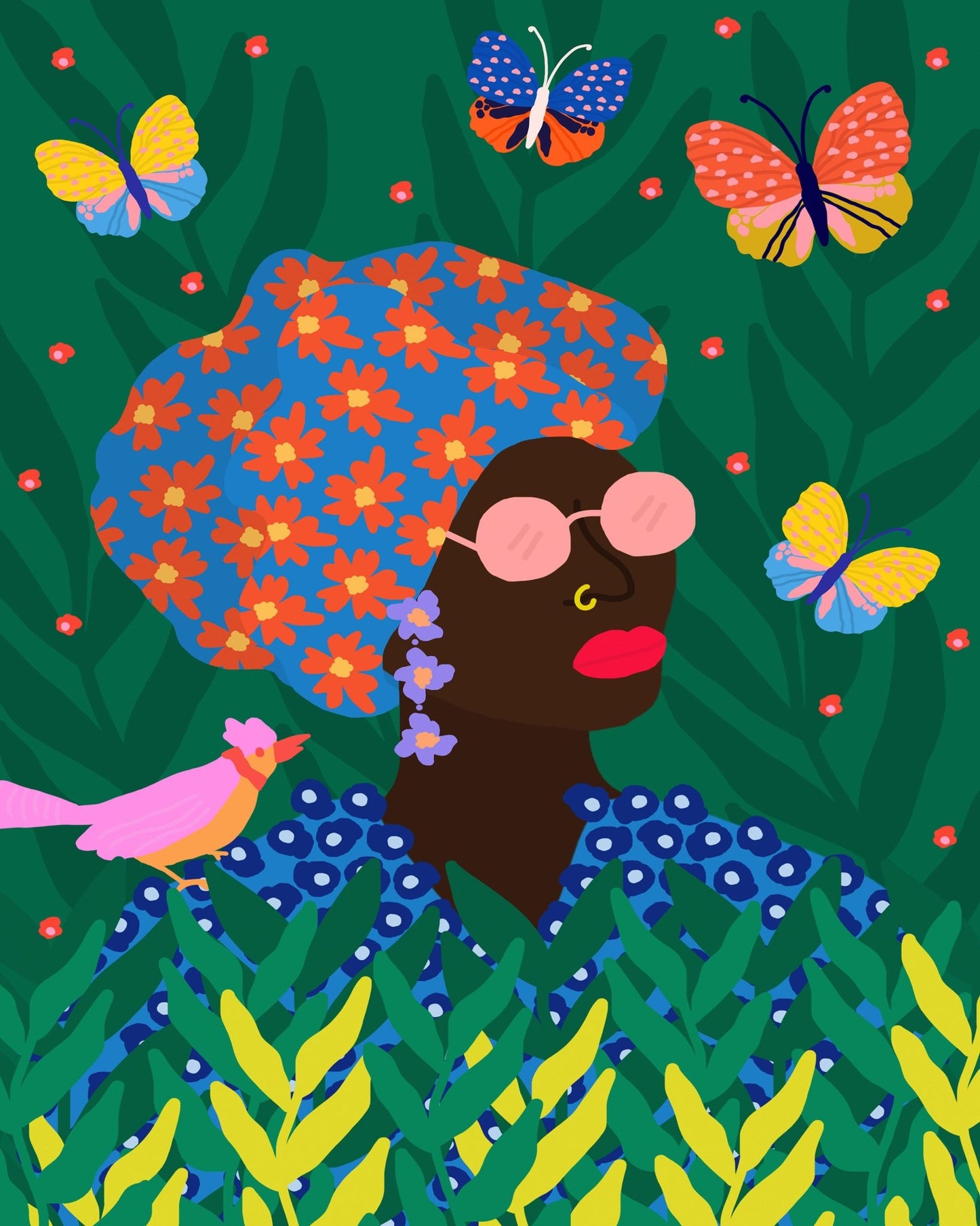 Butterfly Garden Portrait
