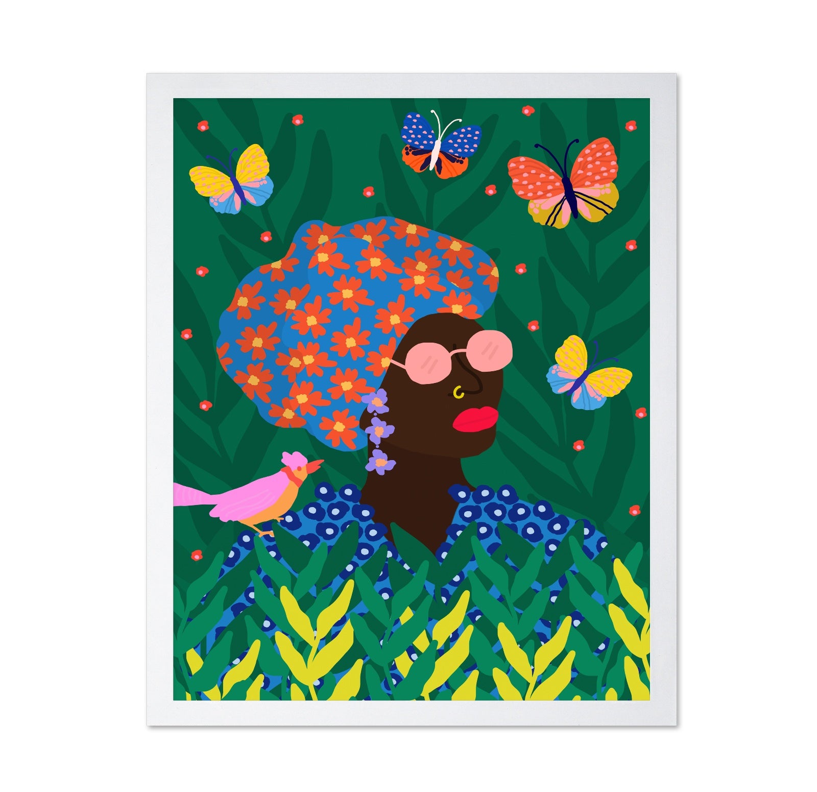 Butterfly Garden Portrait