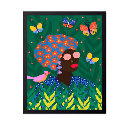 Butterfly Garden Portrait