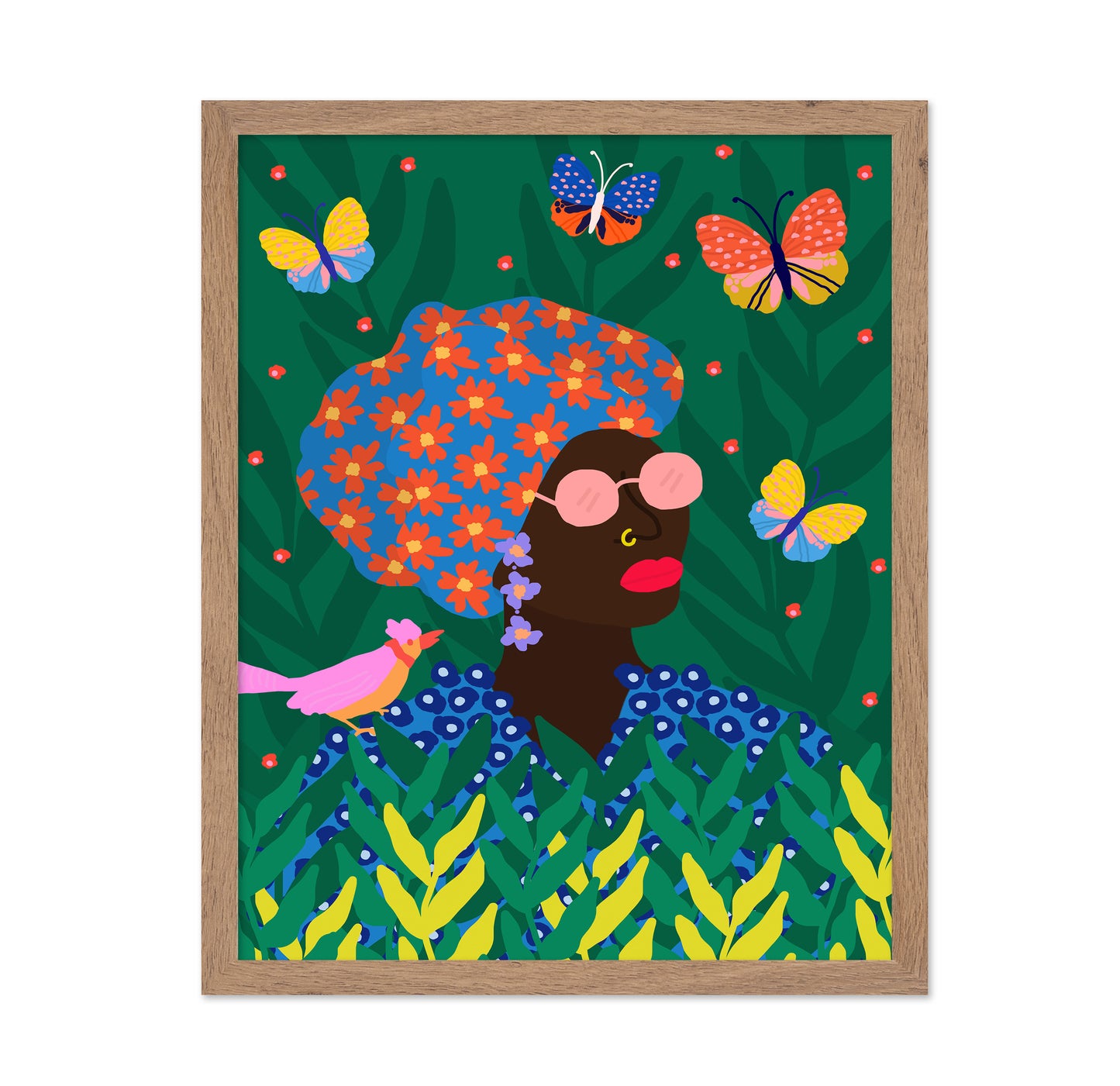 Butterfly Garden Portrait
