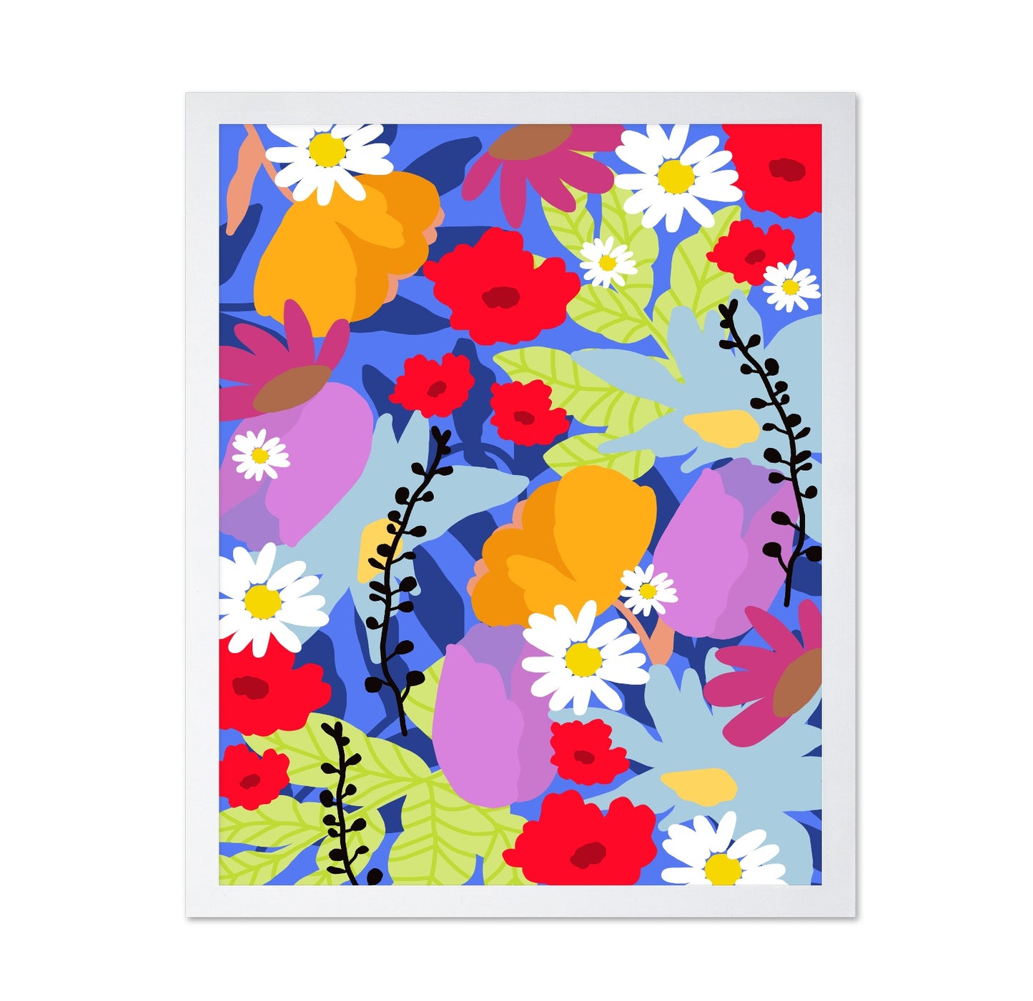 Bold Floral Scatter
