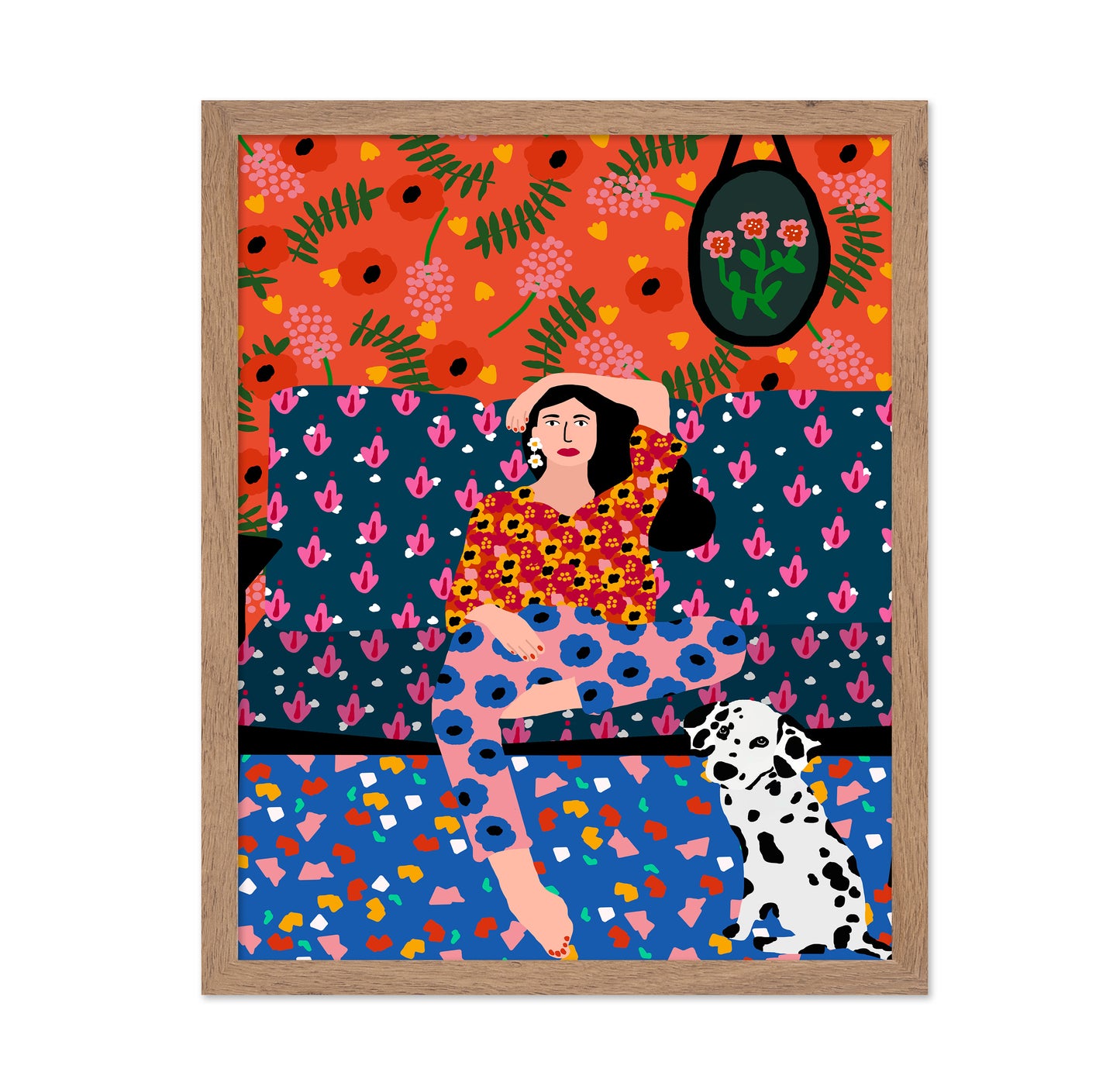 Relaxed Sofa Woman