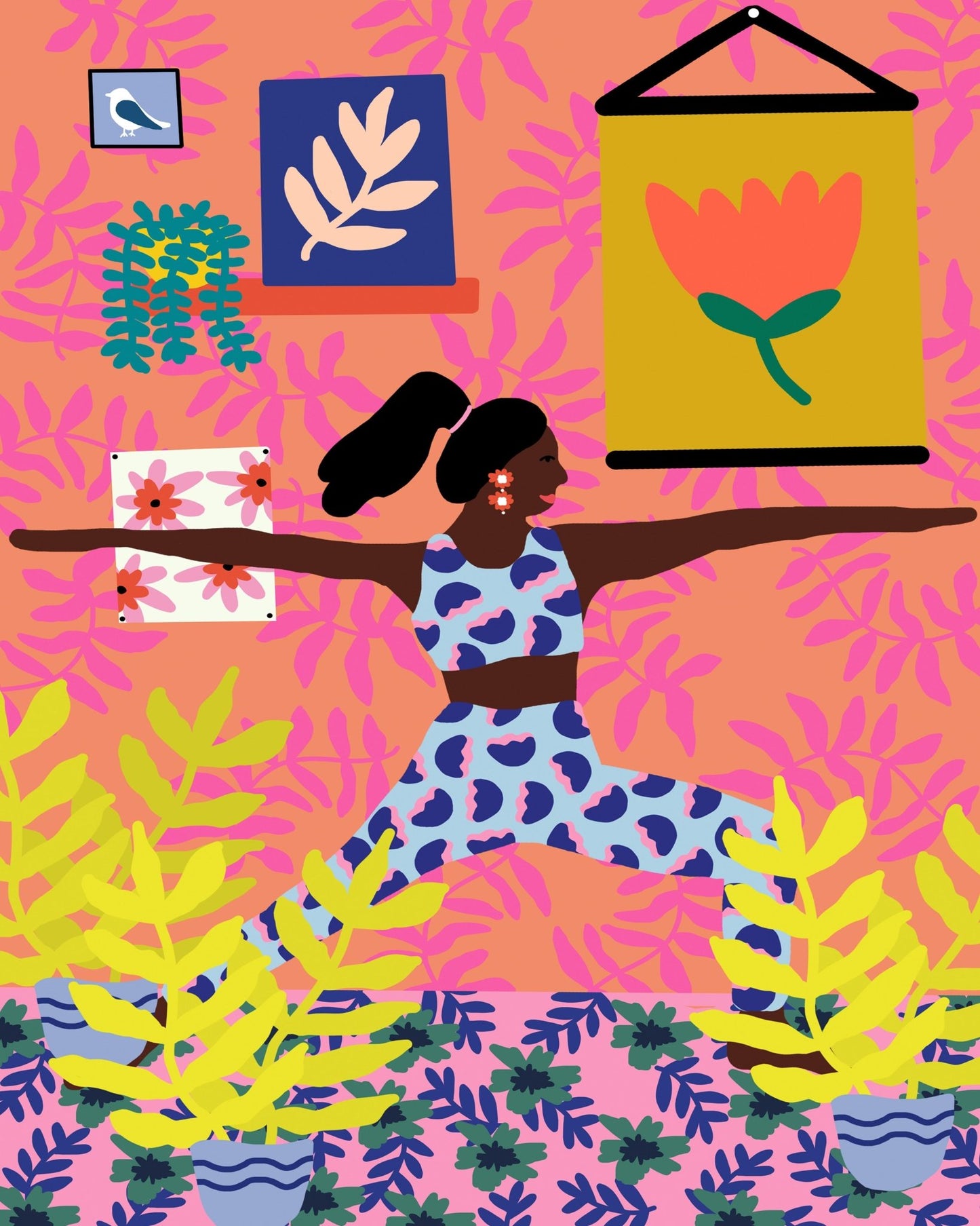 Yoga Warrior Pose