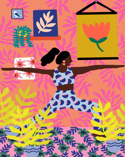 Yoga Warrior Pose