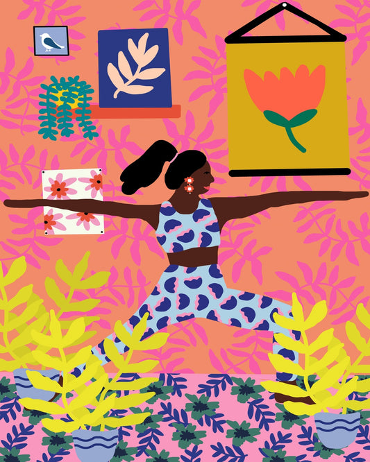 Yoga Warrior Pose
