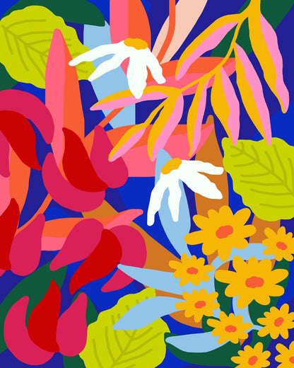 Bold Floral Layers No2