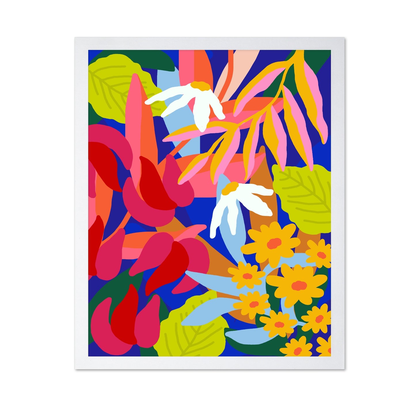 Bold Floral Layers No2