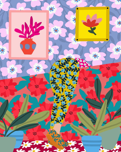 Floral Sofa Moment