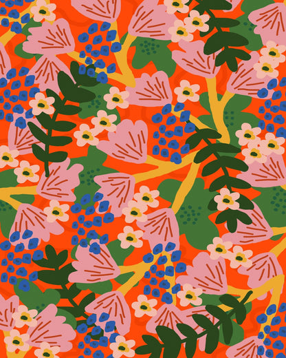 Vibrant Floral Pattern No1