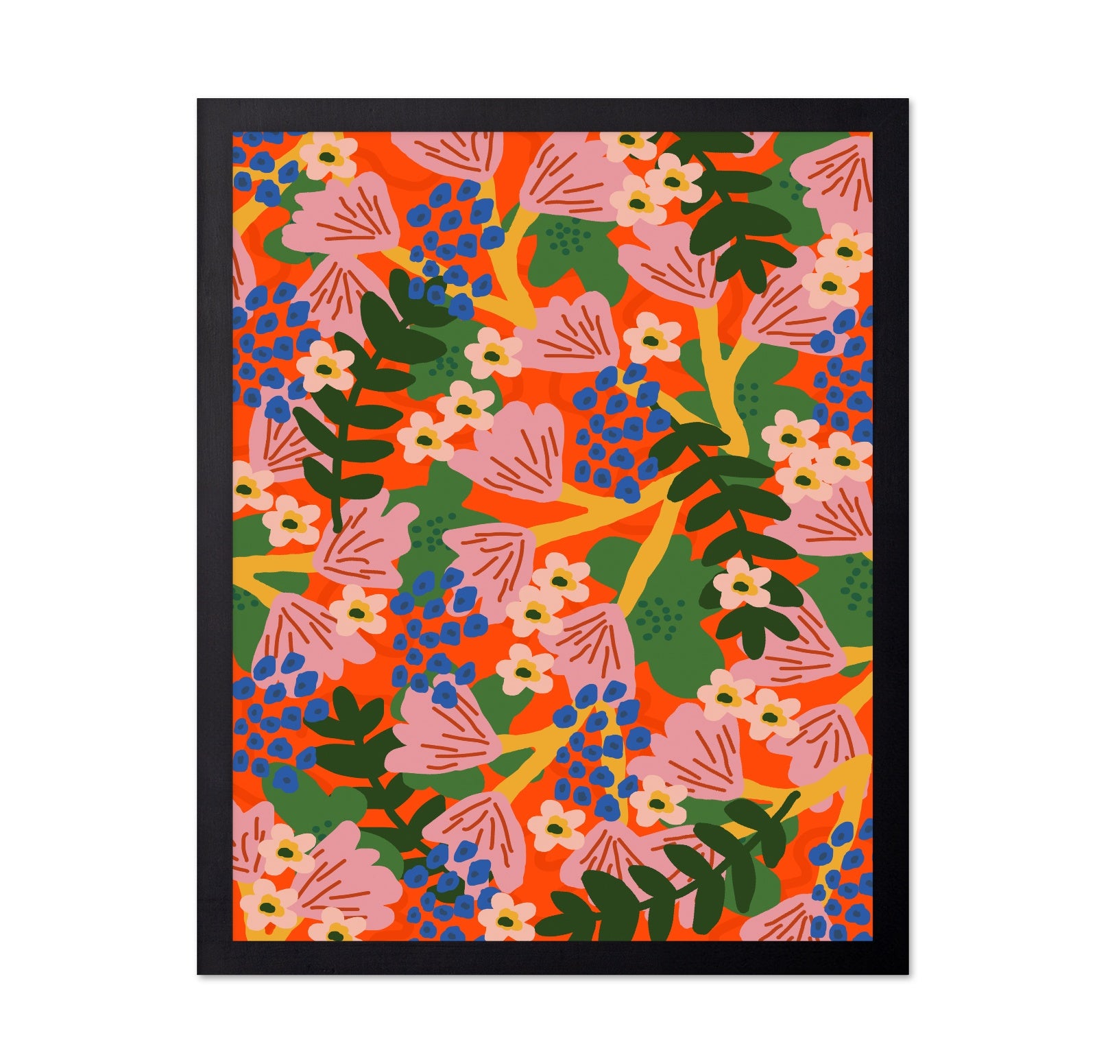 Vibrant Floral Pattern No1