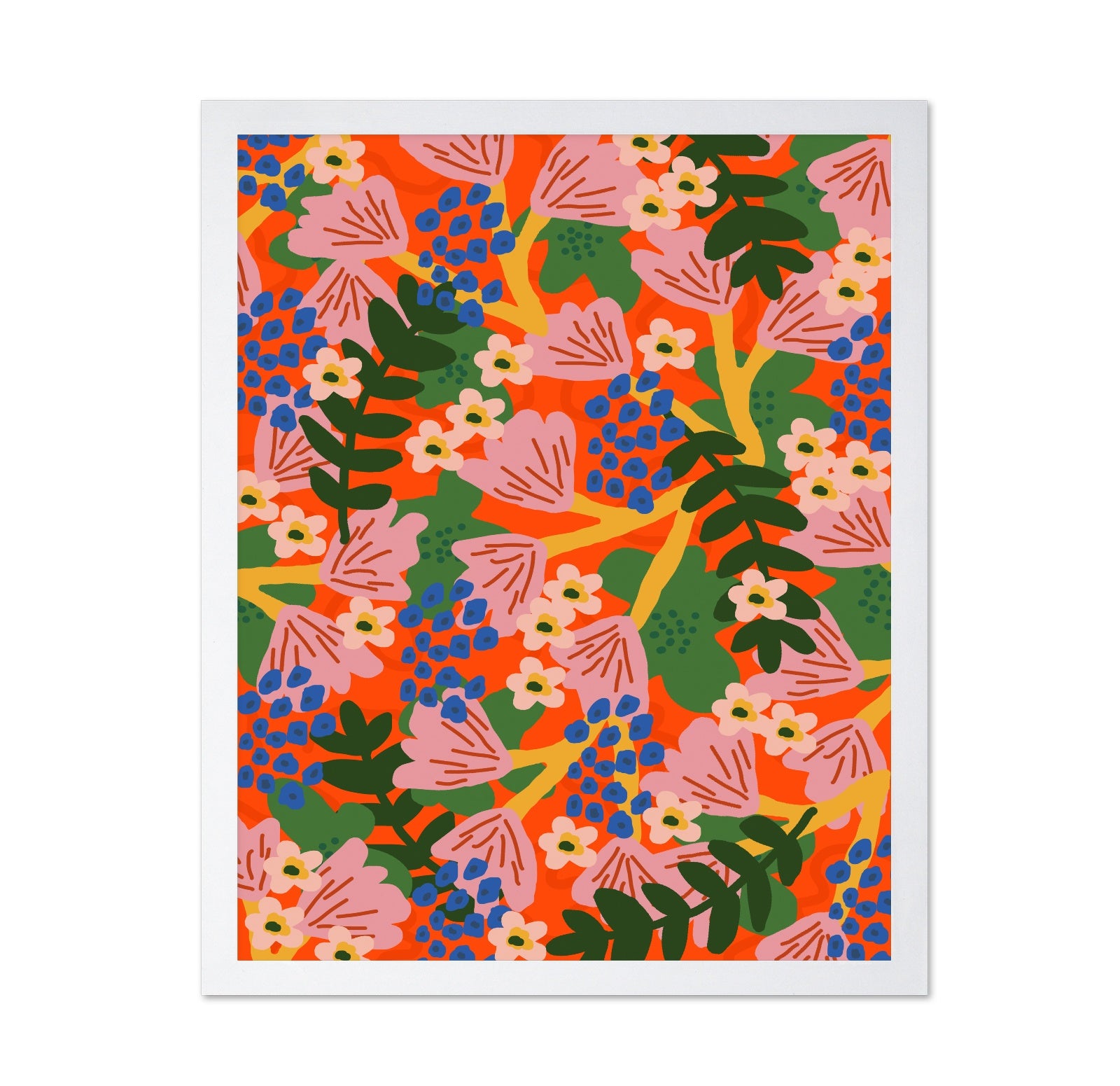Vibrant Floral Pattern No1