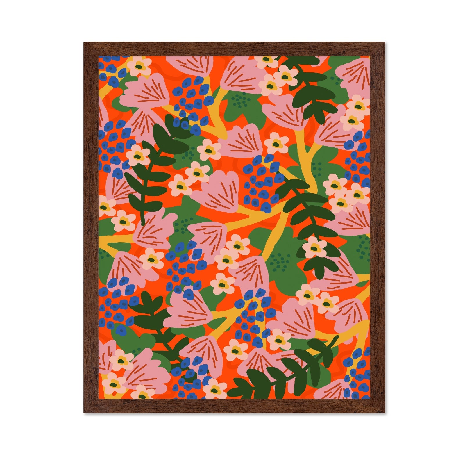 Vibrant Floral Pattern No1