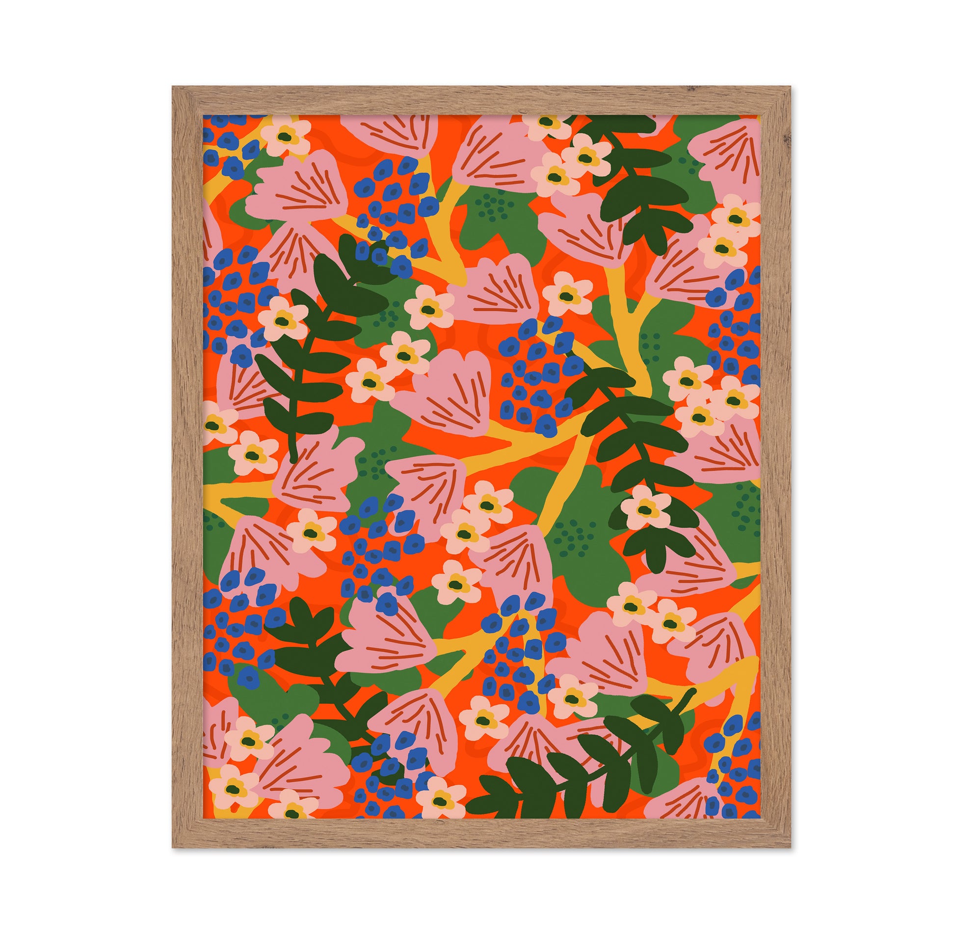 Vibrant Floral Pattern No1