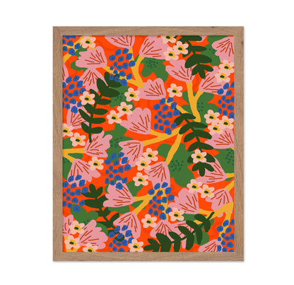 Vibrant Floral Pattern No1