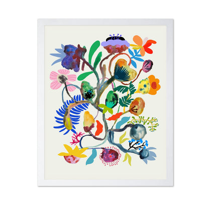 Abstract Floral Branch