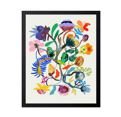 Abstract Floral Branch