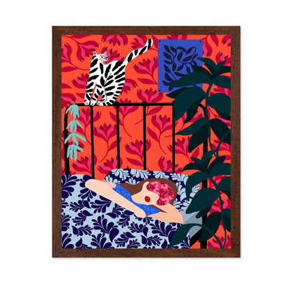 Resting With Cat