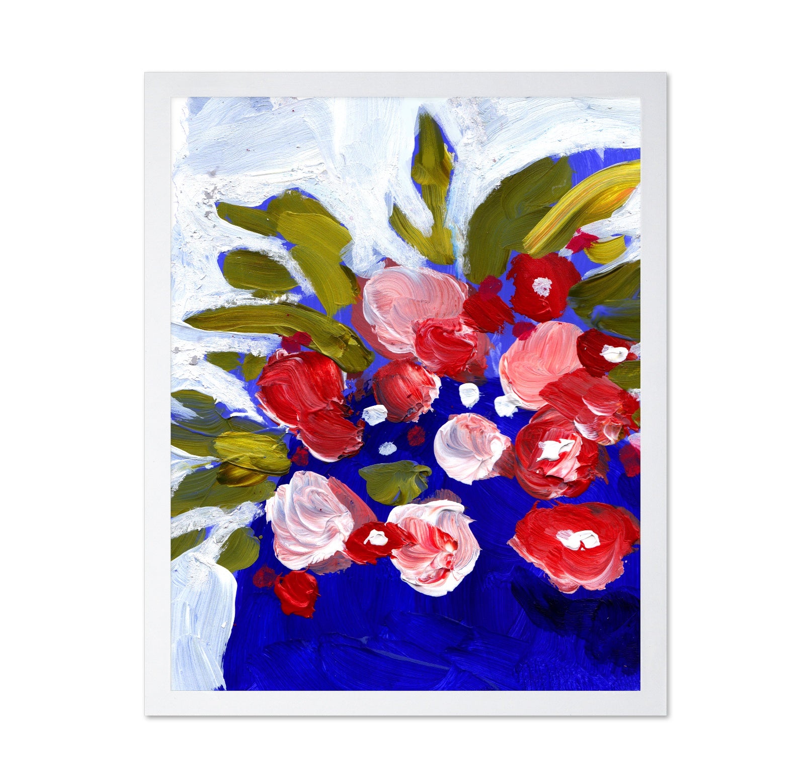 Blue Vase Blooms