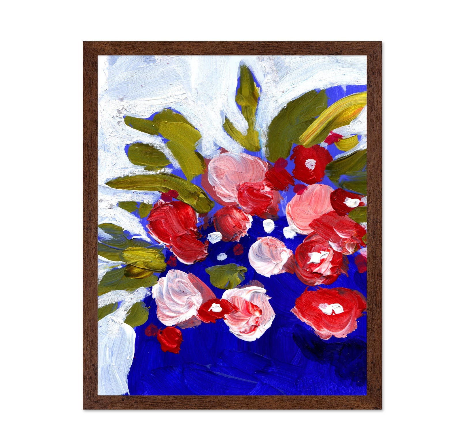 Blue Vase Blooms