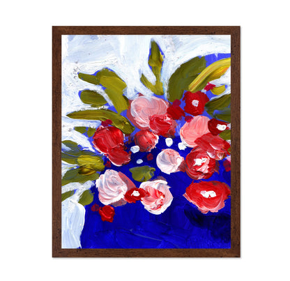 Blue Vase Blooms