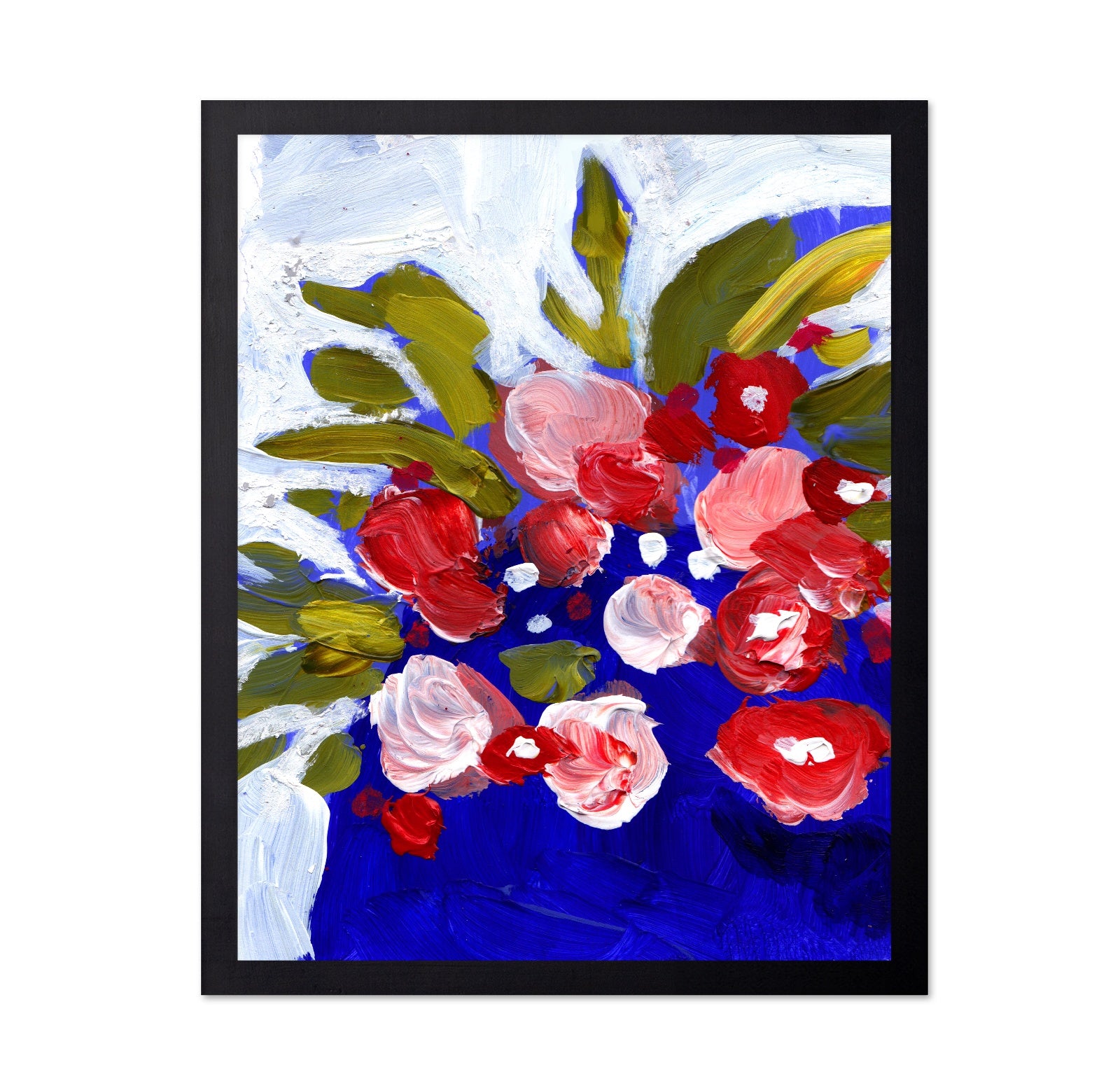 Blue Vase Blooms