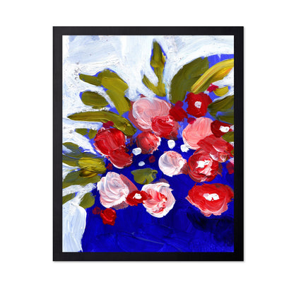 Blue Vase Blooms