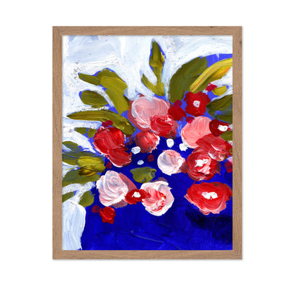 Blue Vase Blooms