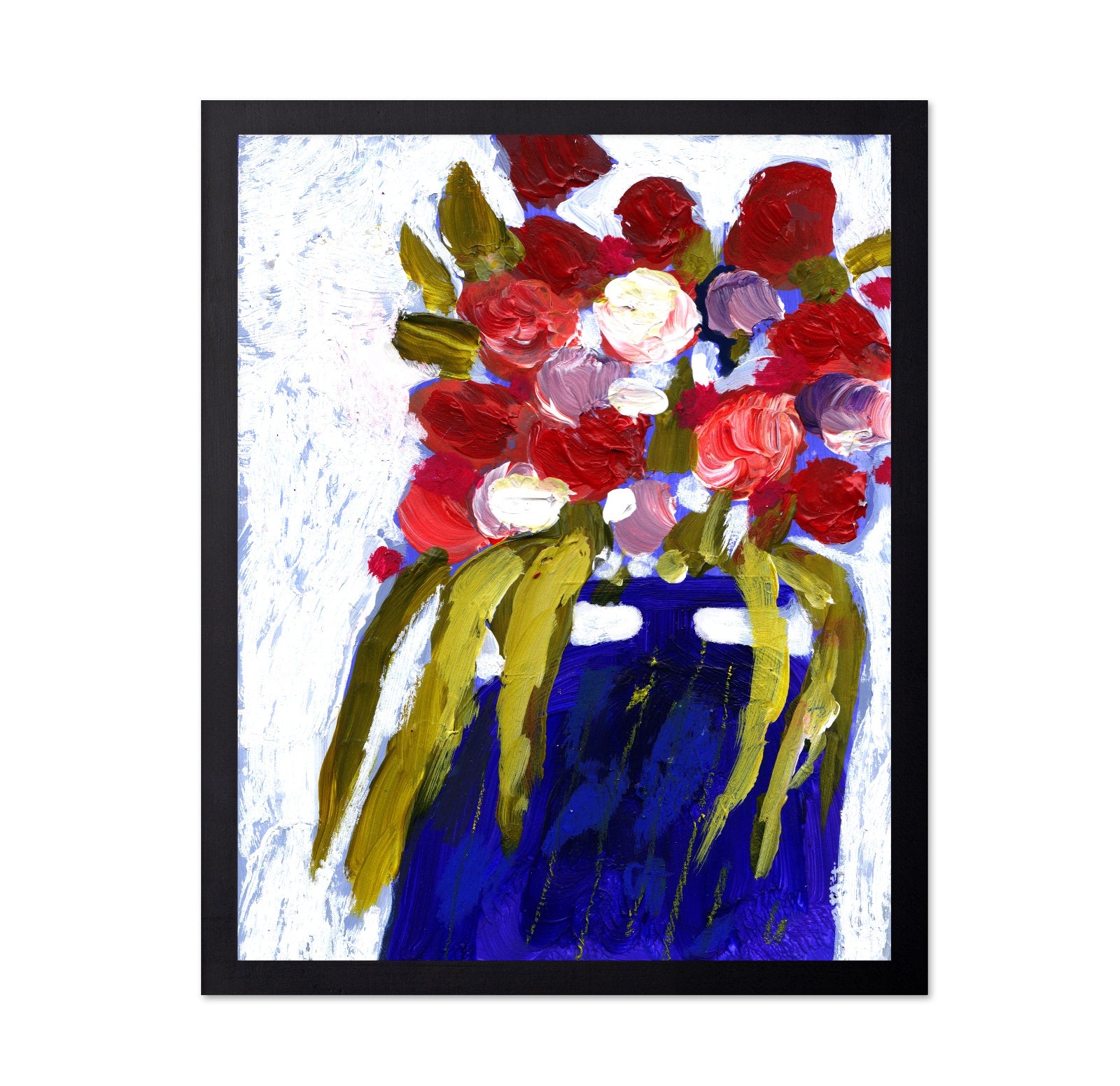 Expressive Floral Vase