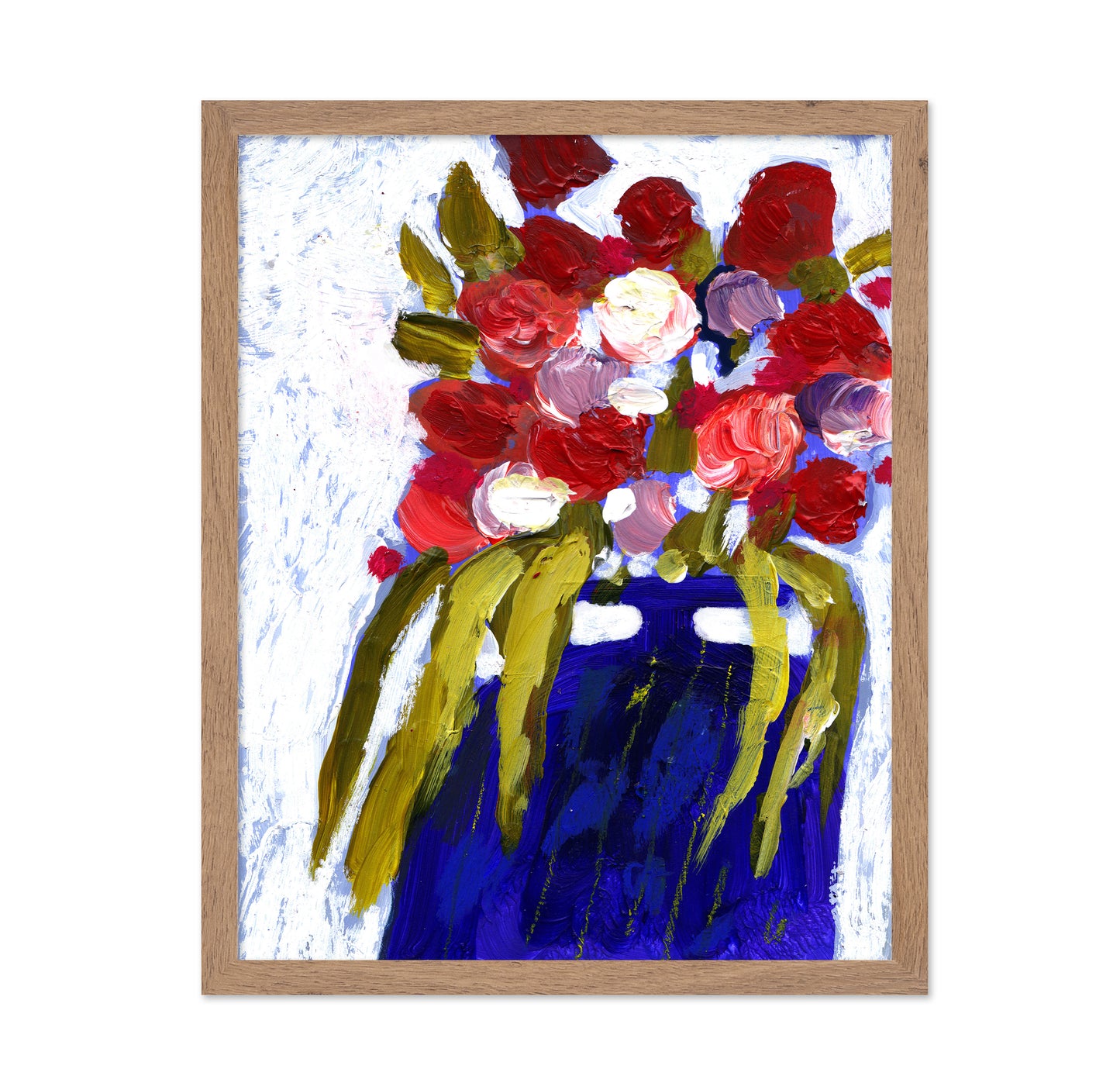 Expressive Floral Vase