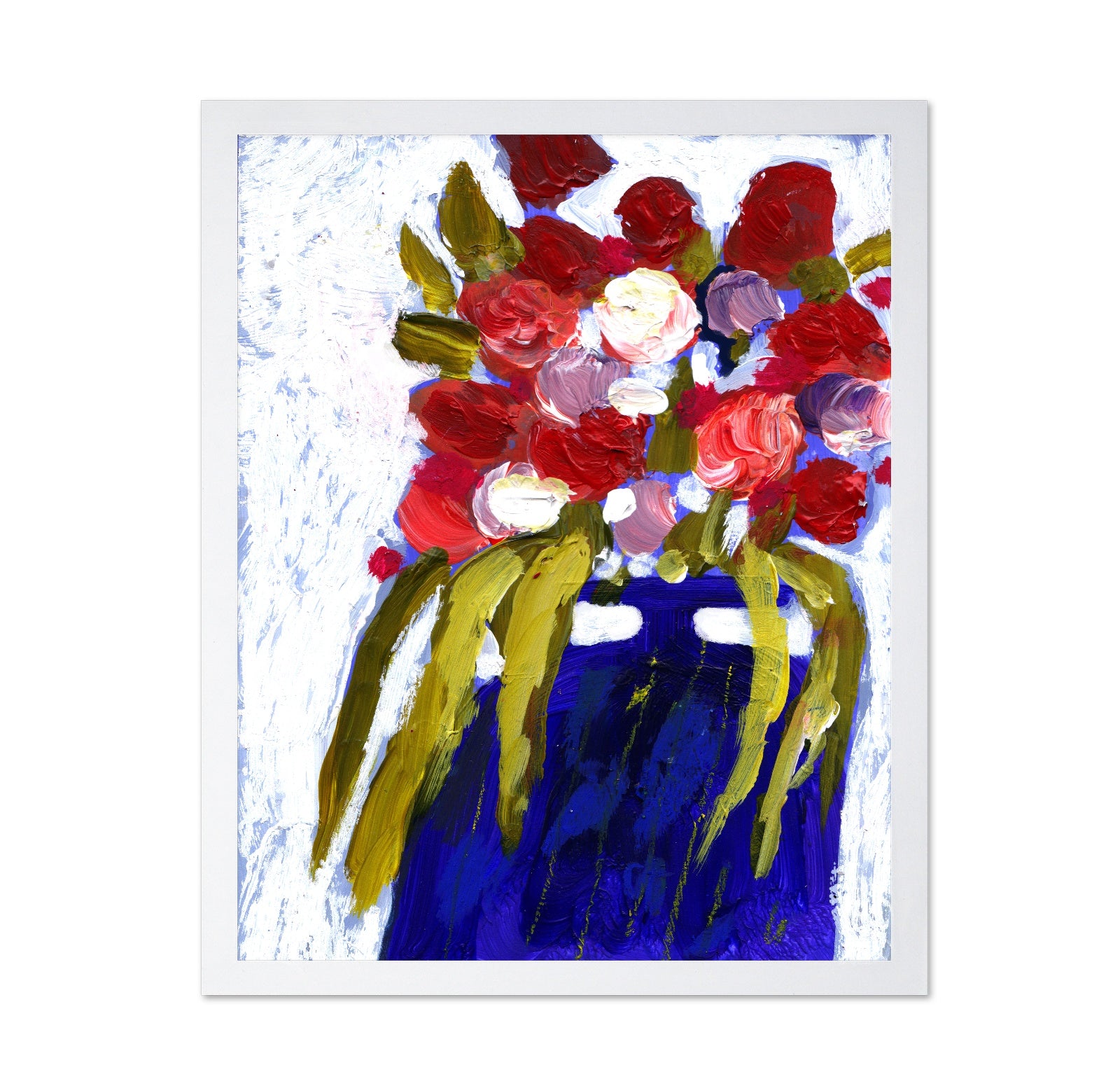 Expressive Floral Vase