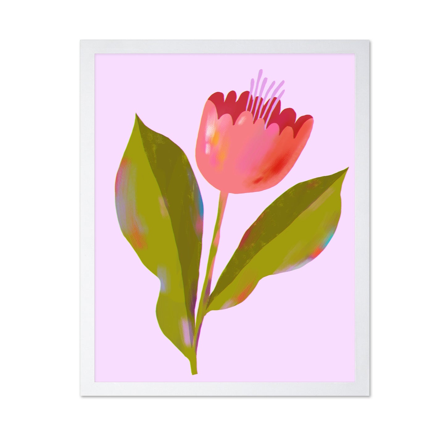 Pink Blossom Stem