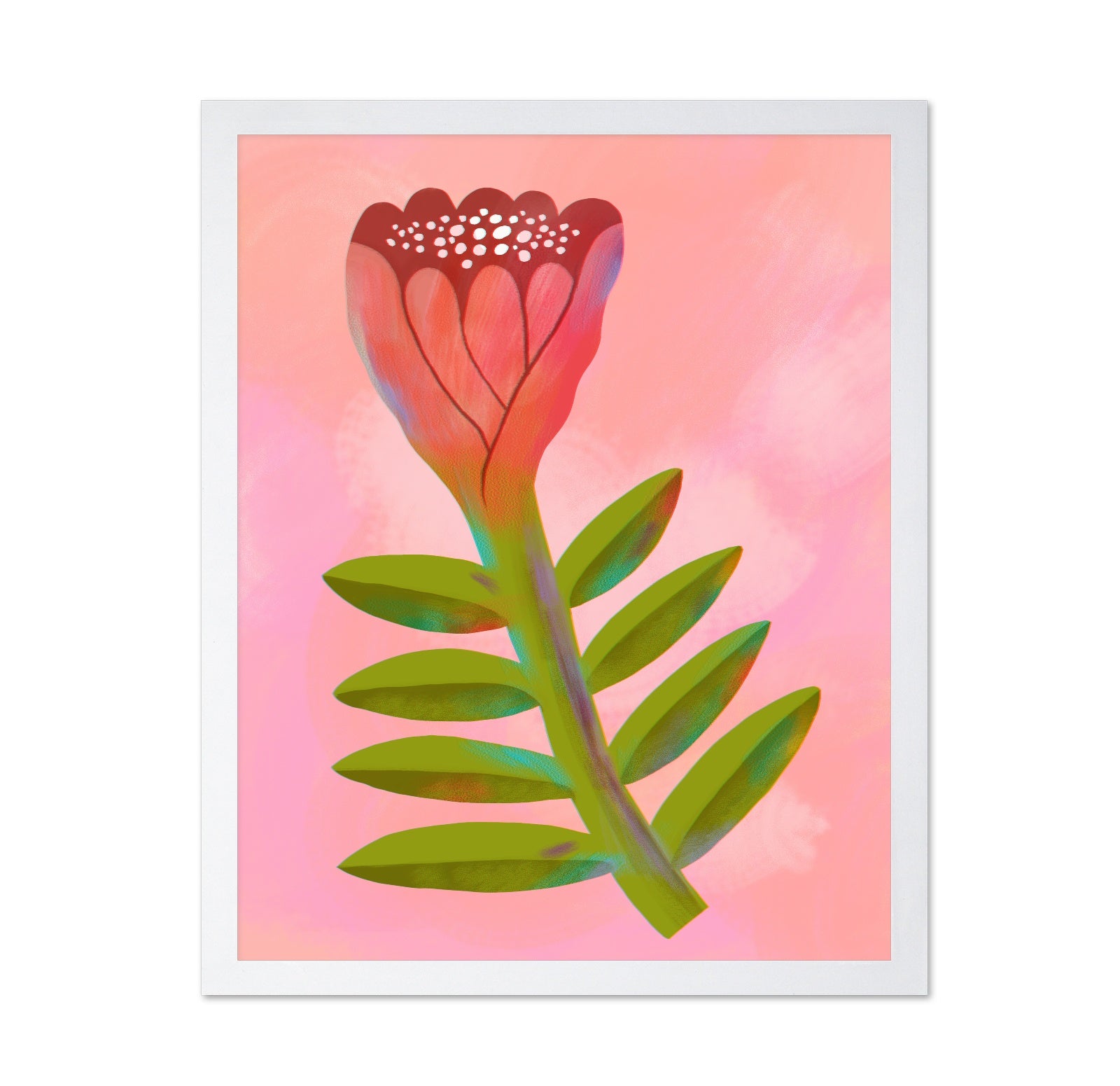 Pink Stem Blossom
