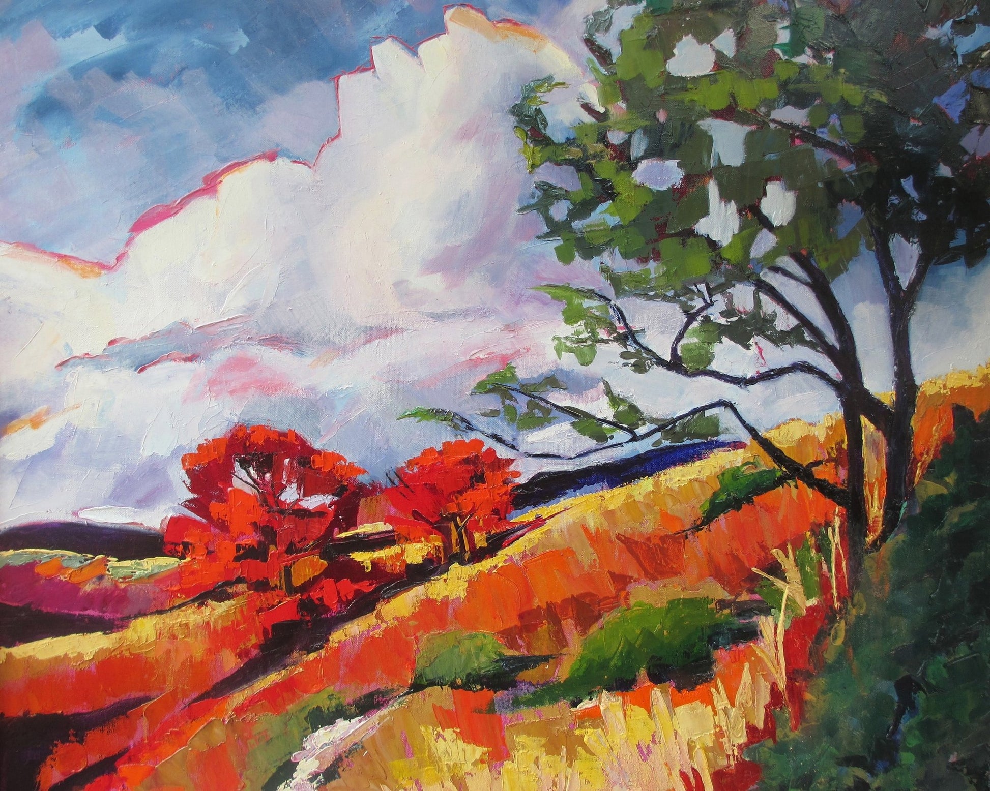 Autumn Hillside Glow