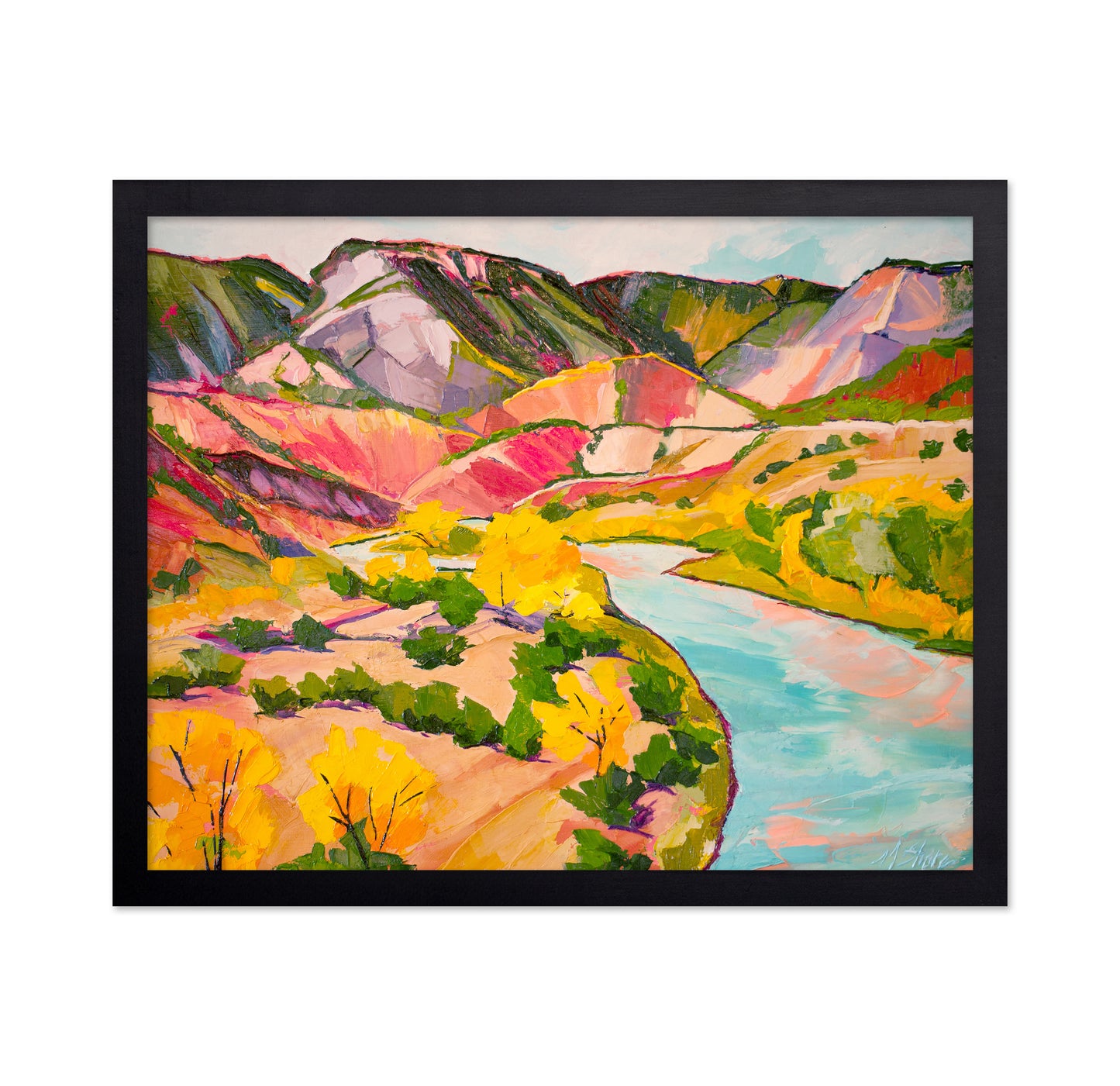 Desert River Colors