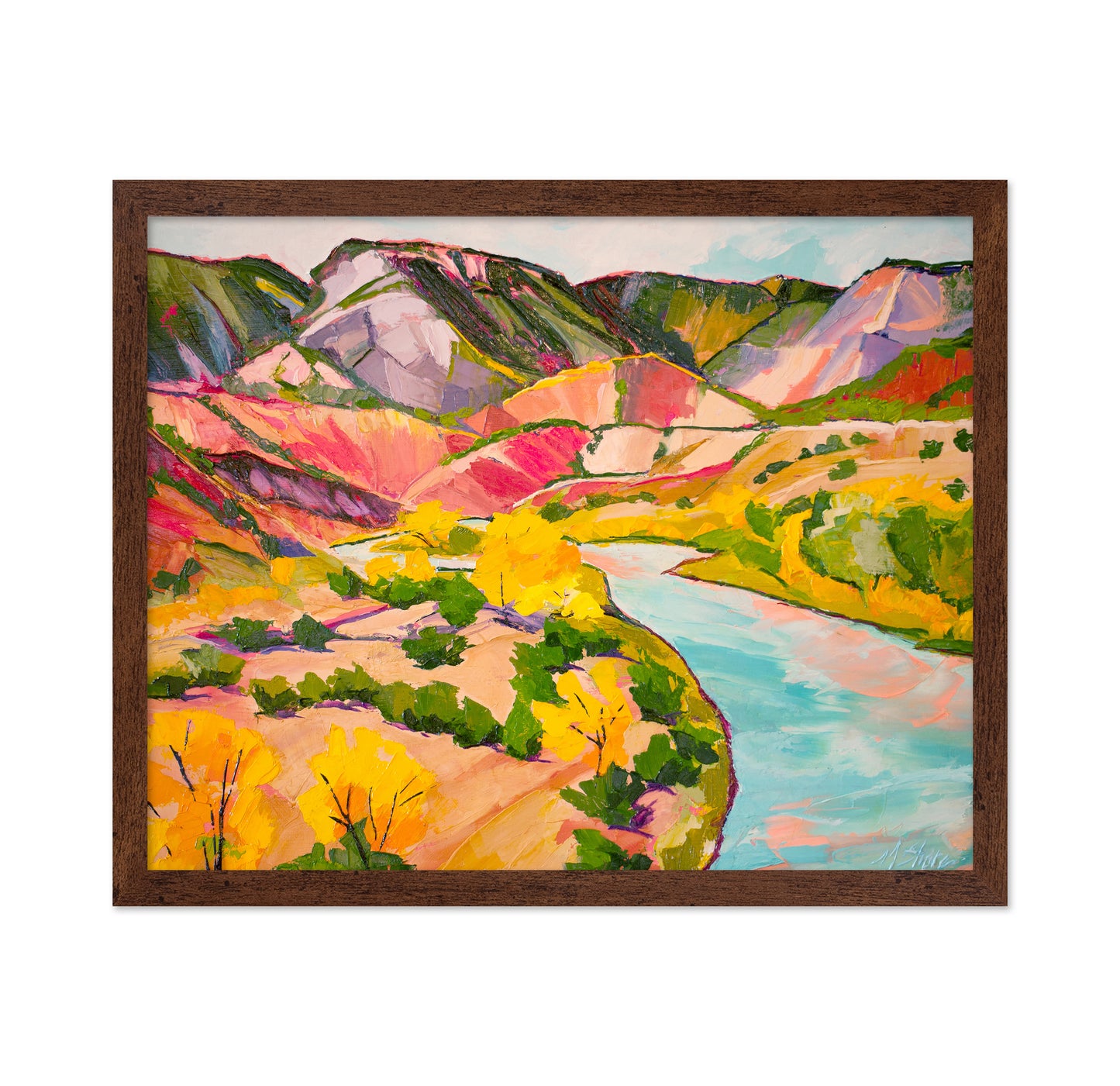 Desert River Colors