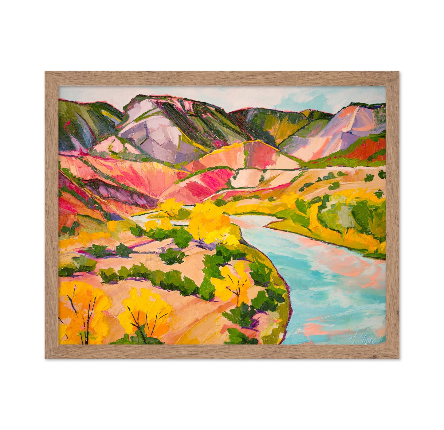 Desert River Colors