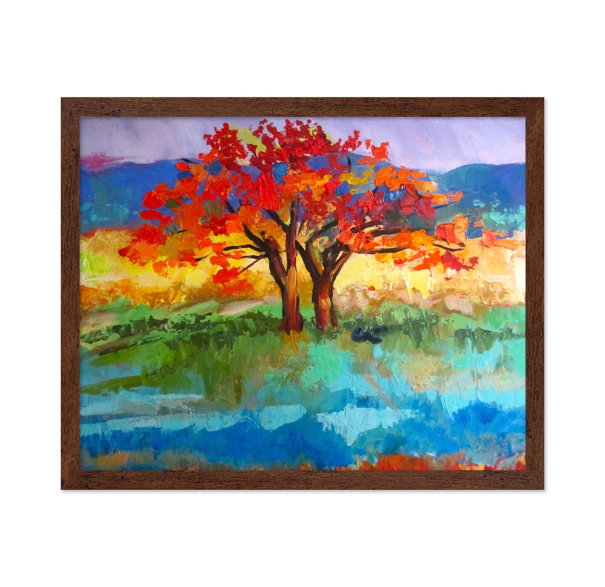 Autumn Tree Reflection