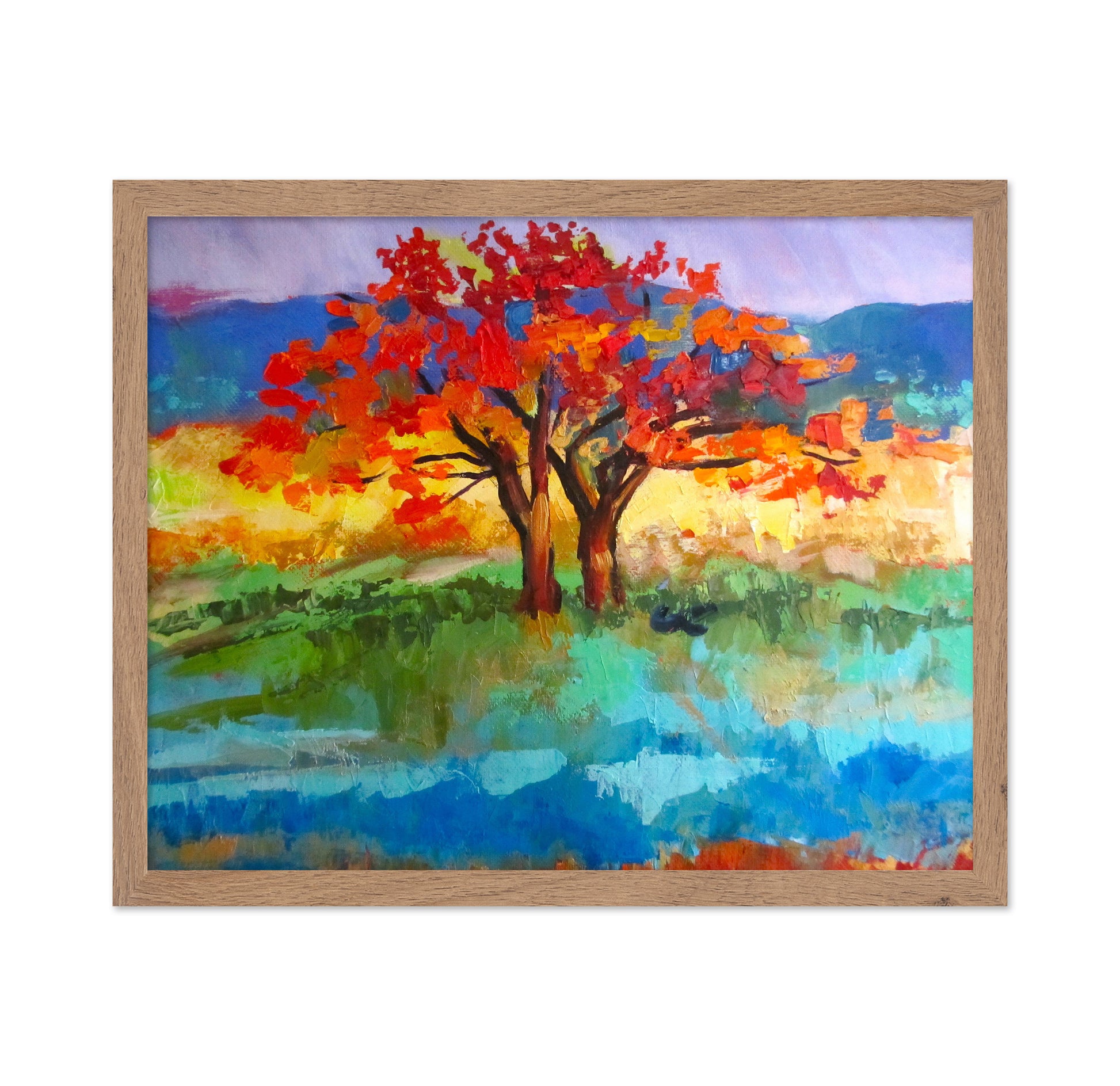 Autumn Tree Reflection