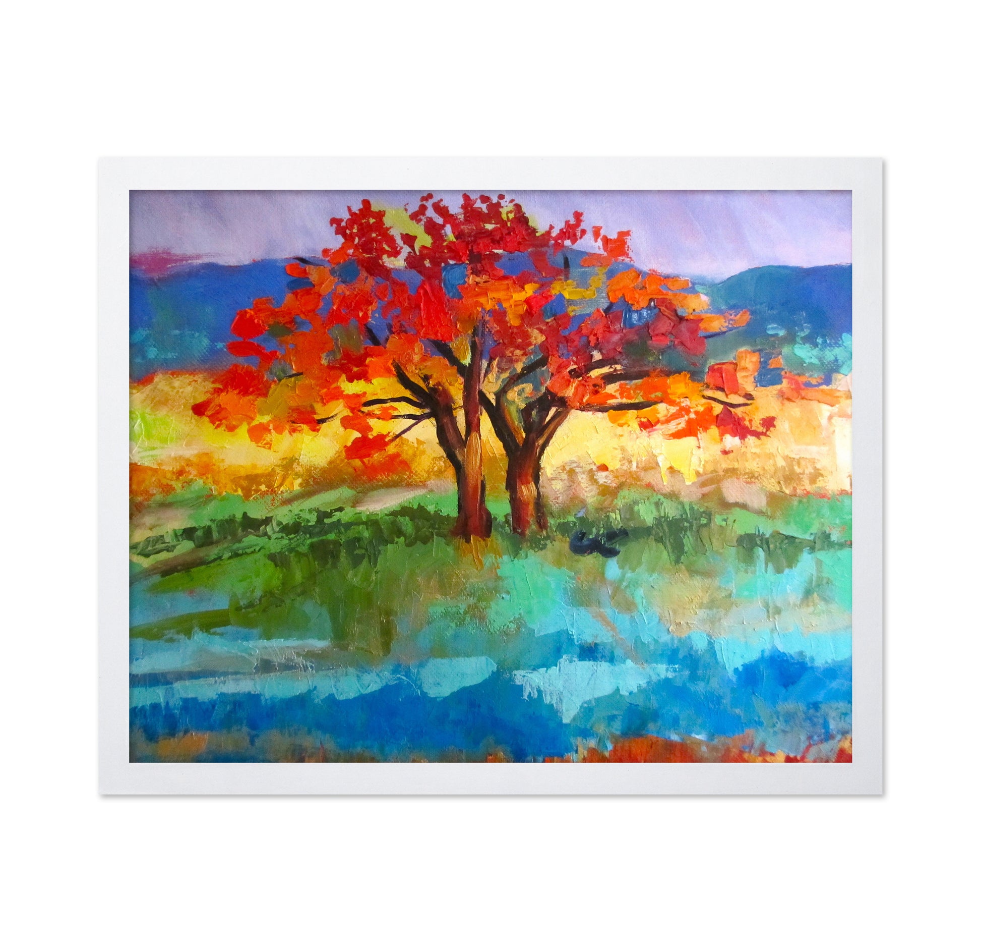 Autumn Tree Reflection