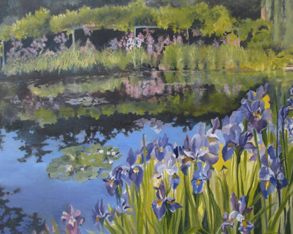 Garden Pond Reflections