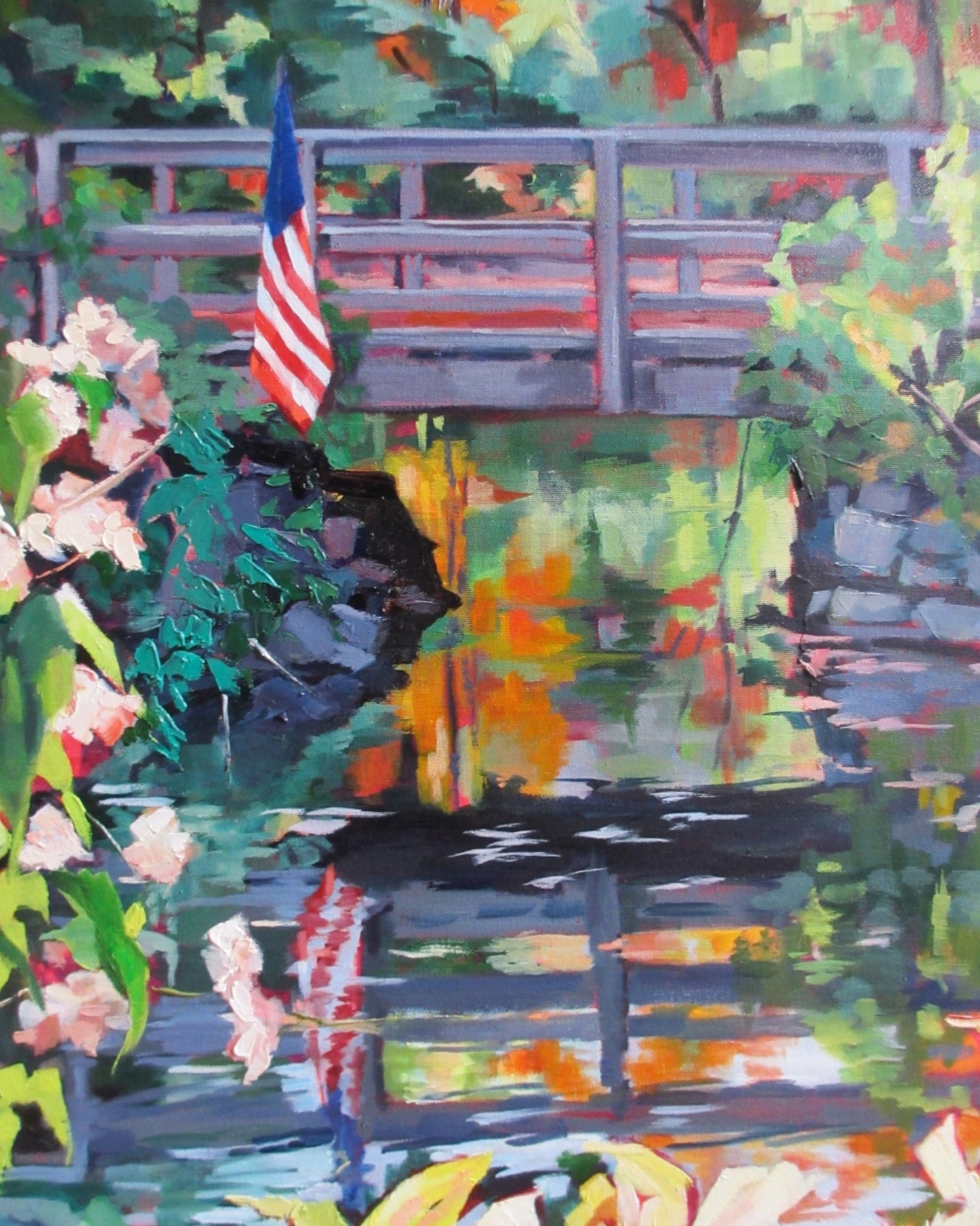 Summer Bridge Reflections