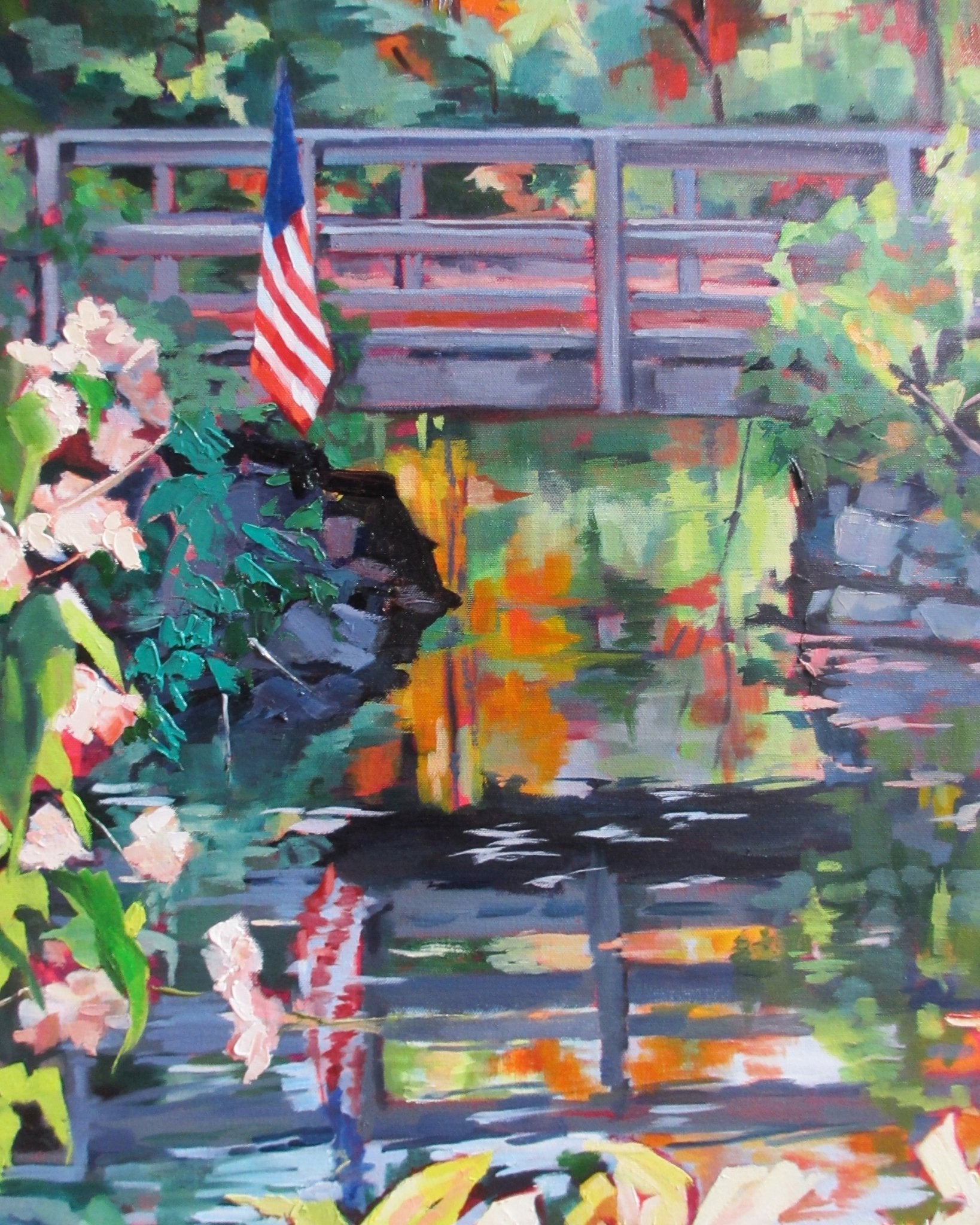 Summer Bridge Reflections