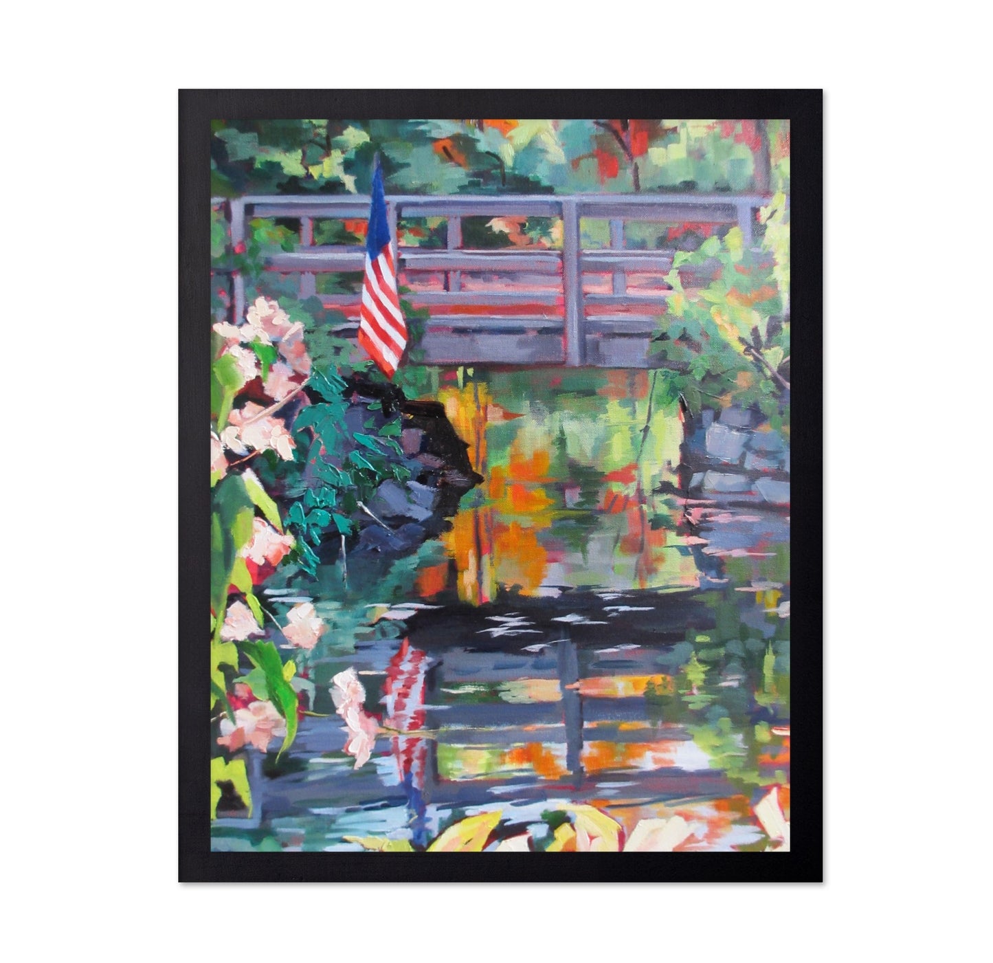 Summer Bridge Reflections