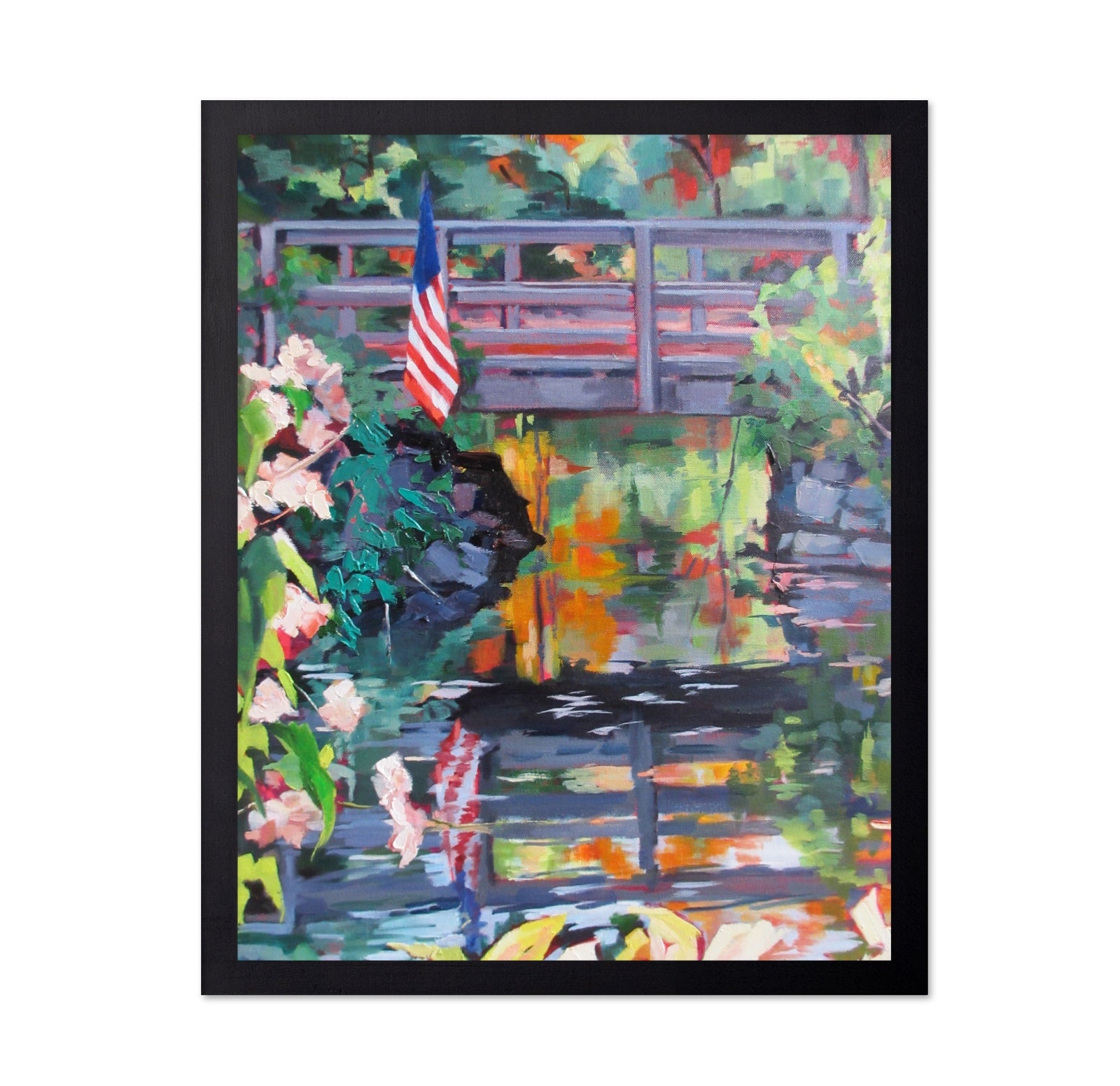 Summer Bridge Reflections