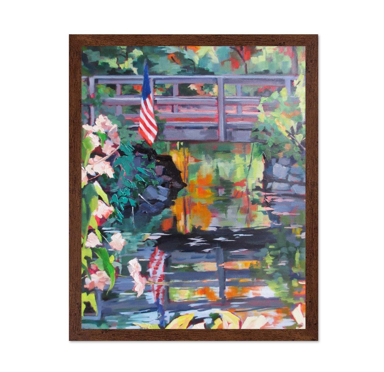 Summer Bridge Reflections